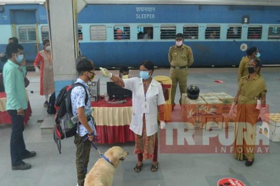 First Passengers' Train arrives in Tripura since Lockdown